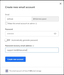 nieuw email account