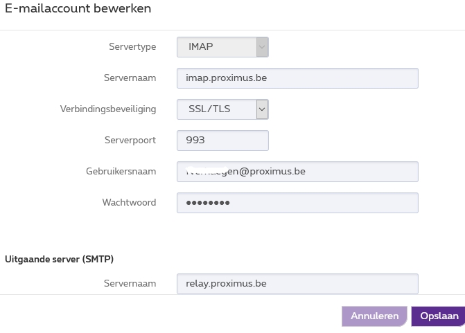 webmail proximus inlog