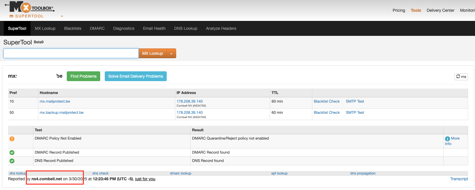 combell webmail outlook